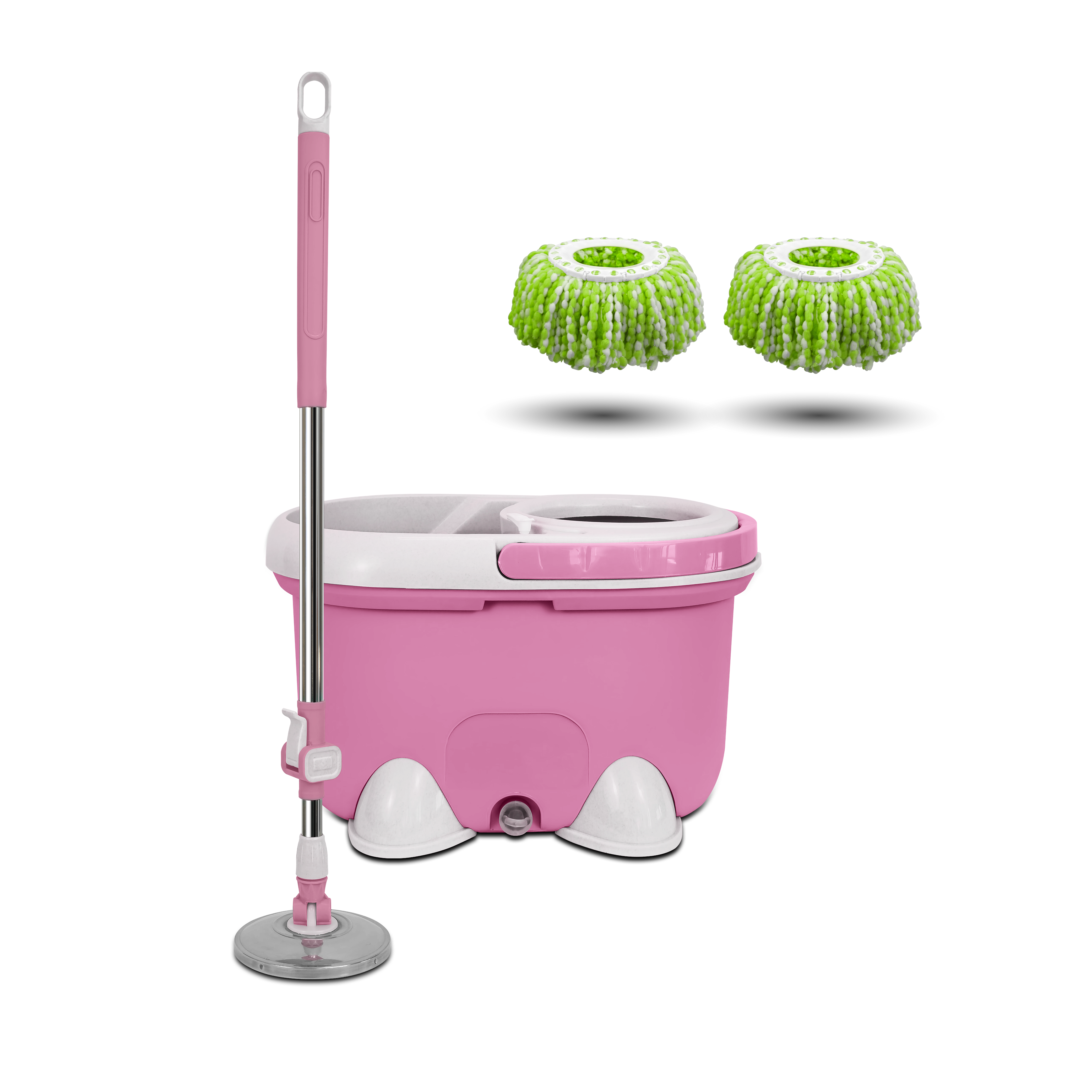 ชุดถังปั่นม็อบ SJEASYMOP รุ่น QQ สีชมพู_1